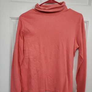 L.L. Bean Turtleneck Pink Medium